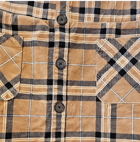 🍁🍂NWOT TORRID 2X Mini Corduroy Button-Front Skirt - Picture 5 of 9